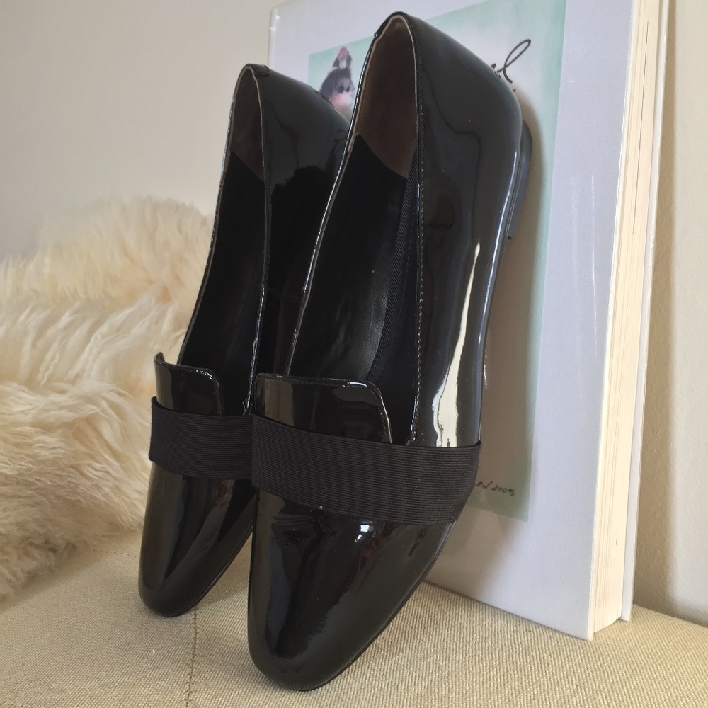 Pour La Victoire Black Zarine Patent Loafer